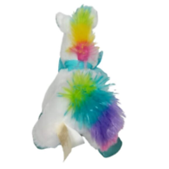 Dan Dee Unicorn Plush Rainbow Mane Stuffed Animal 8 Inch - Picture 4 of 5